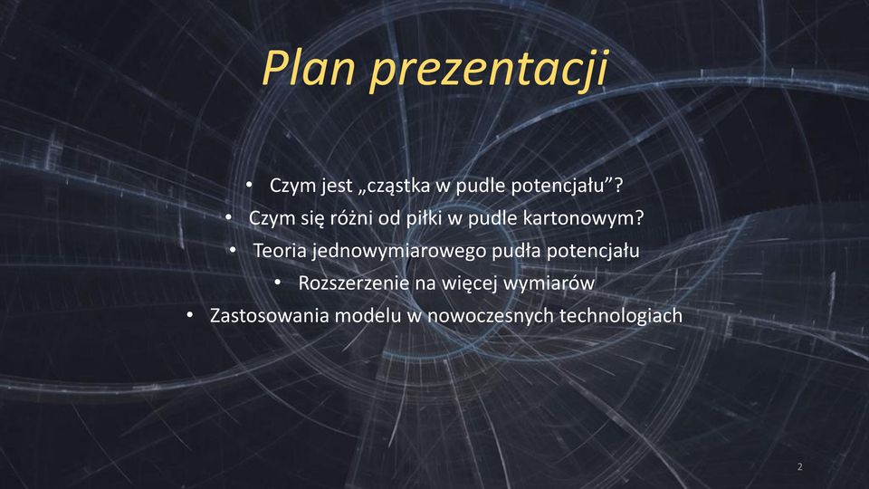 Teoria jednowymiarowego pudła potencjału Rozszerzenie