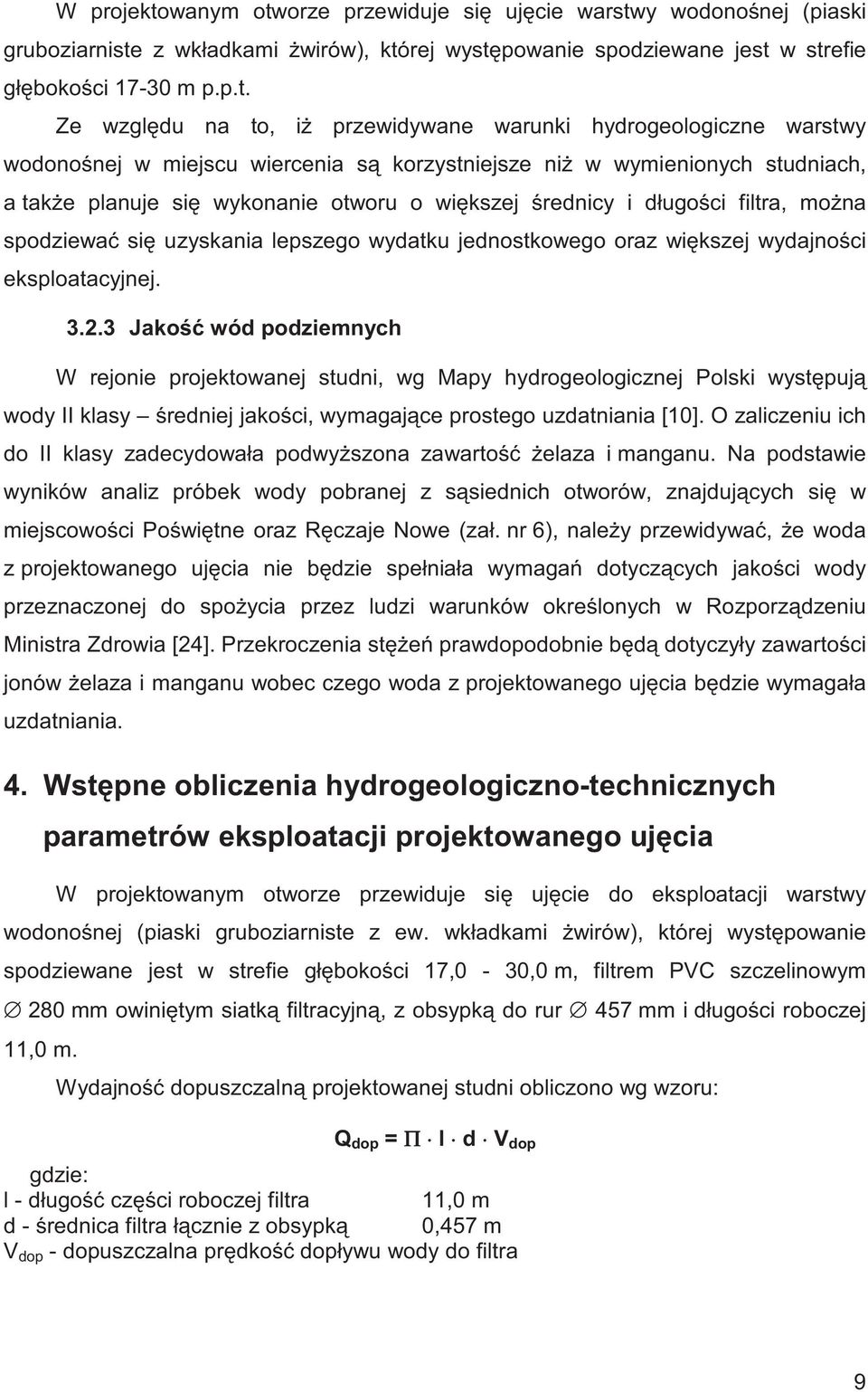 orze przewiduje si uj cie warstw