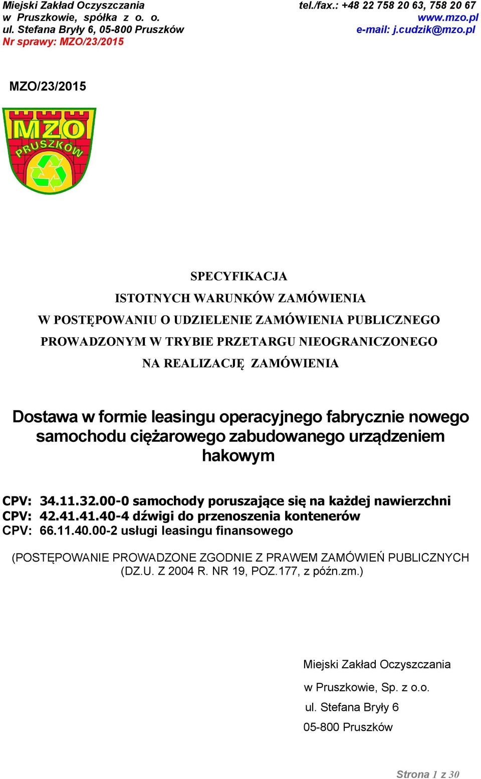 00-0 samochody poruszające się na każdej nawierzchni CPV: 42.41.41.40-