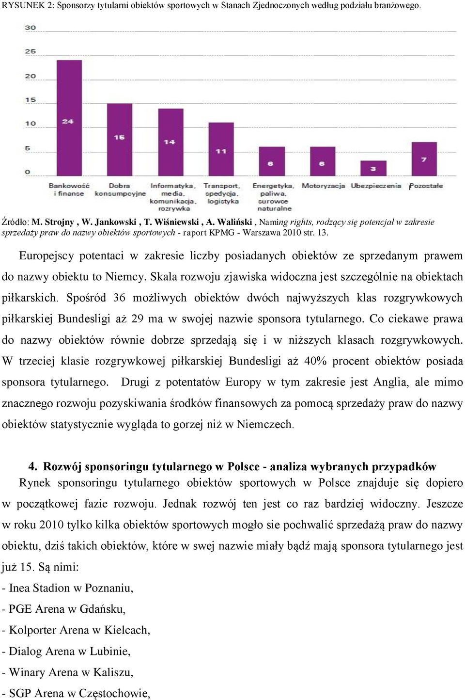 Europejscy potentaci w zakresie liczby posiadanych obiektów ze sprzedanym prawem do nazwy obiektu to Niemcy. Skala rozwoju zjawiska widoczna jest szczególnie na obiektach piłkarskich.