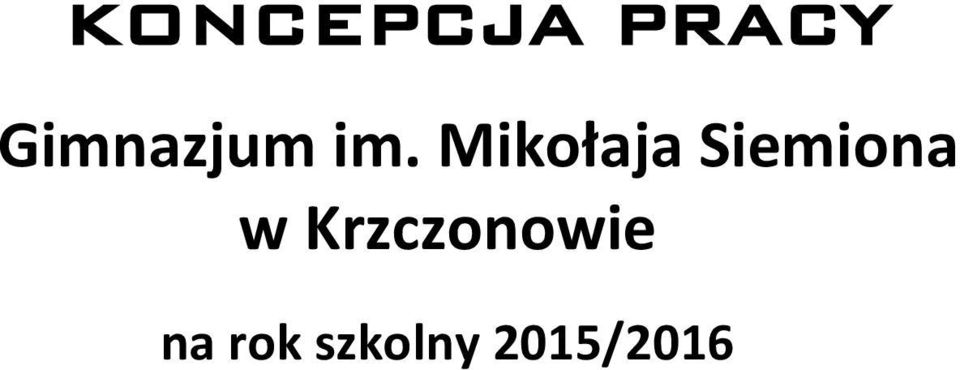 Mikołaja Siemiona w