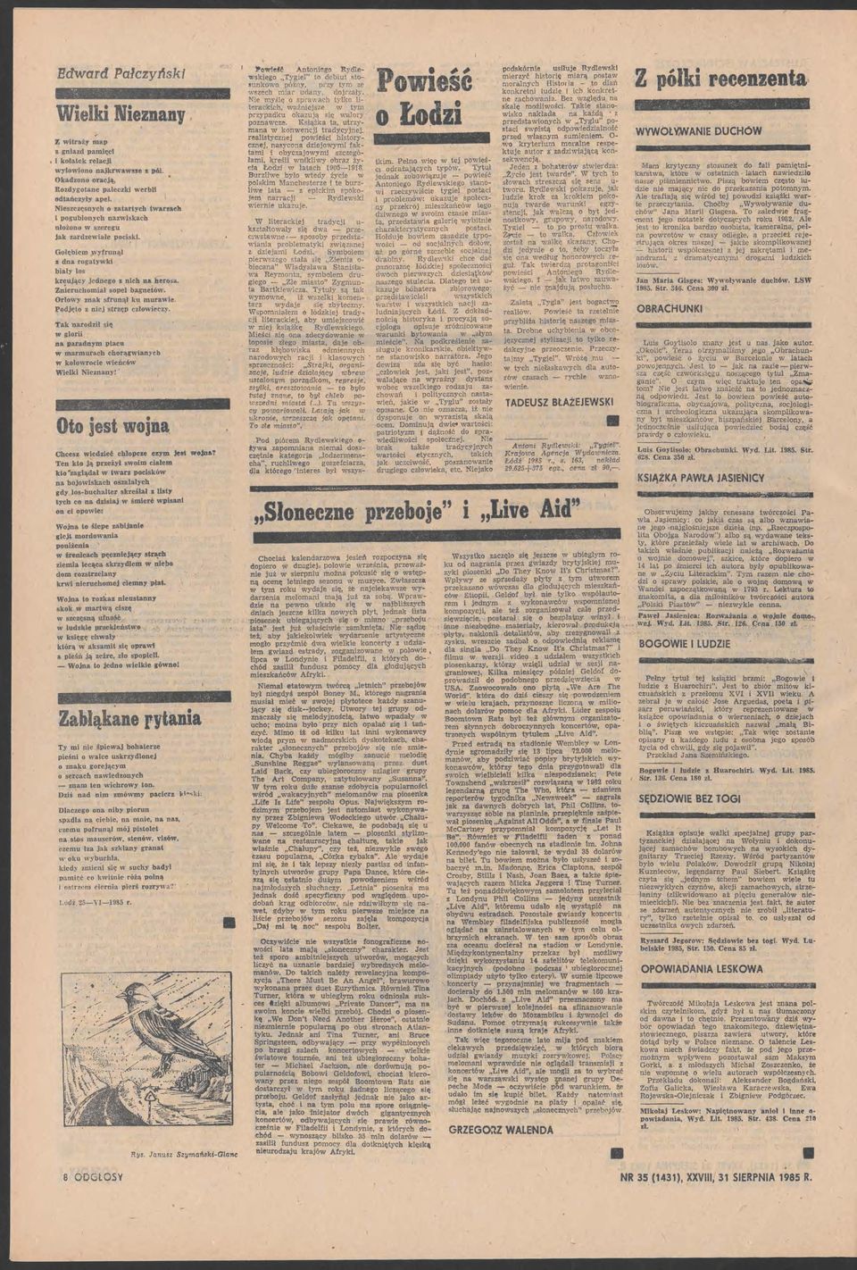 realstycnej poeśc hstorycnej nasycona dejoym faktam obycajoym scegółam kreśl nkly obra ży da Łod latach 19051918 Burle było tedy życe polskm Manchestere te burle ata epckm spokorydlesk jem narracj