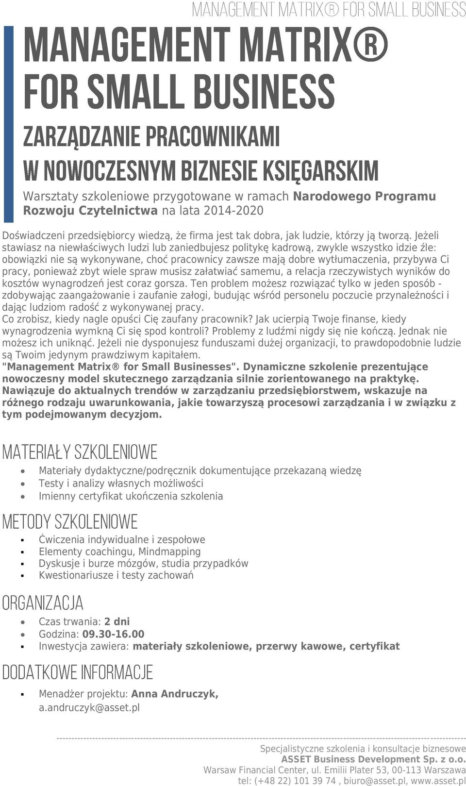 ponieważ zbyt wiele spraw musisz załatwiać samemu, a relacja rzeczywistych wyników do kosztów wynagrodzeń jest coraz gorsza.