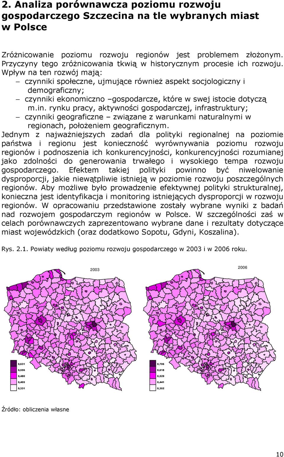 Wpływ na ten rozwój mają: czynniki społeczne, ujmujące równieŝ aspekt socjologiczny i demograficzny; czynniki ekonomiczno gospodarcze, które w swej istocie dotyczą m.in.