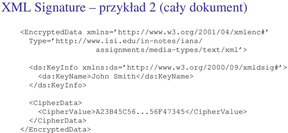 edu/in-notes/iana/ assignments/media-types/text/xml > <ds:keyinfo xmlns:ds= http://www.w3.