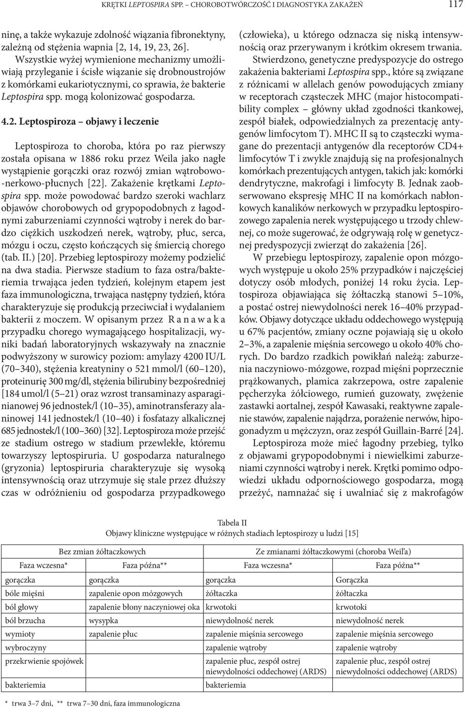 2. Leptospiroza objawy i leczenie Leptospiroza to choroba, która po raz pierwszy została opisana w 1886 roku przez Weila jako nagłe wystąpienie gorączki oraz rozwój zmian wątrobowo- -nerkowo-płucnych