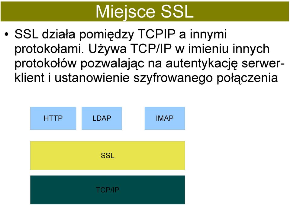 Używa TCP/IP w imieniu innych protokołów pozwalając