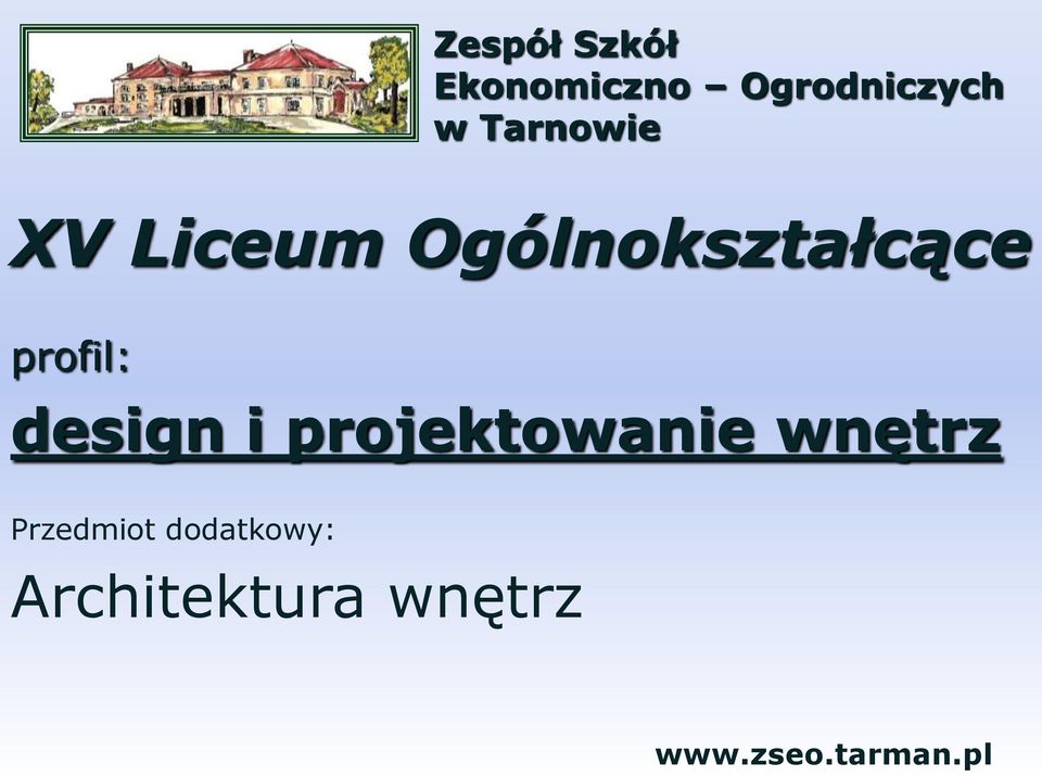 design i projektowanie wnętrz Przedmiot