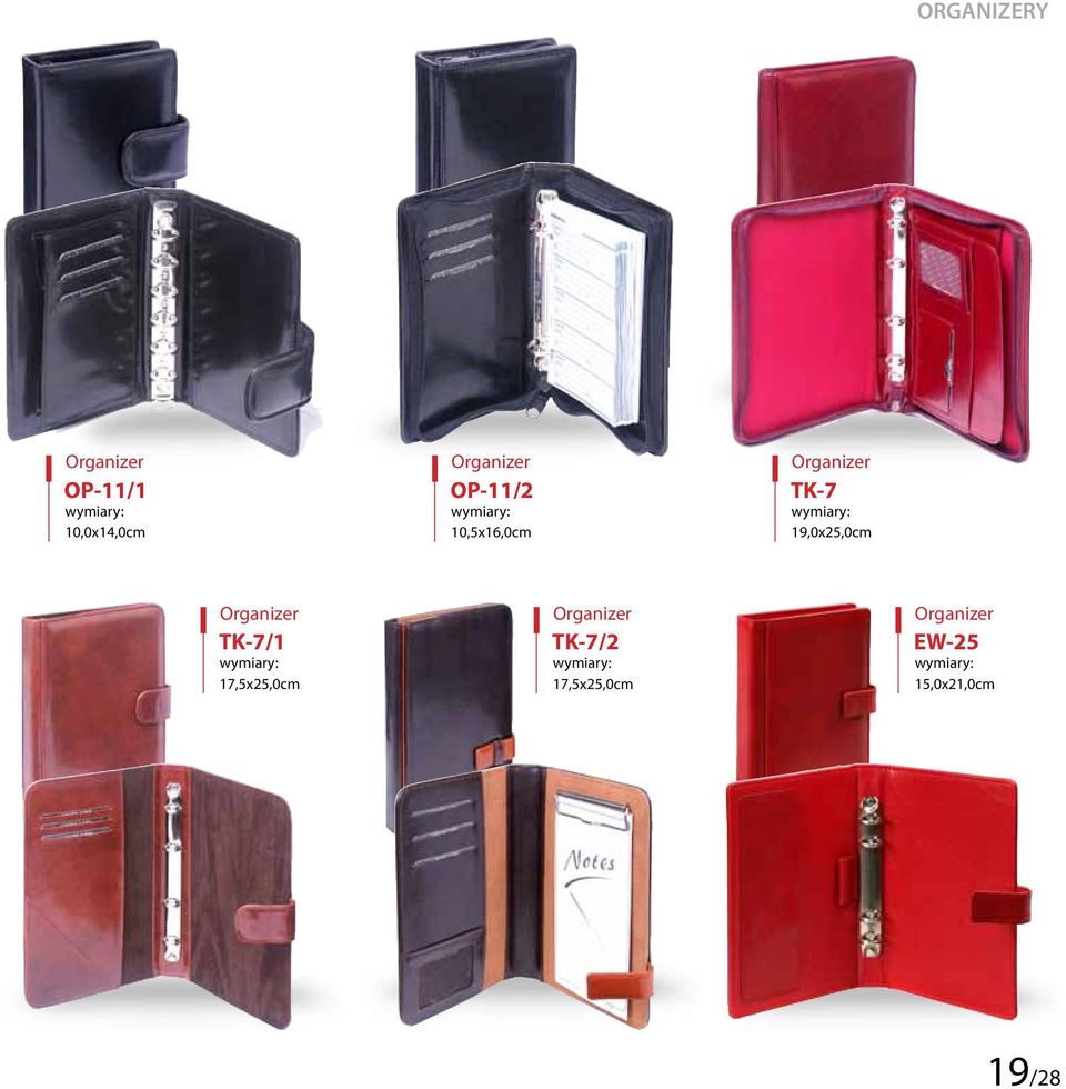 19,0x25,0cm Organizer TK-7/1 17,5x25,0cm