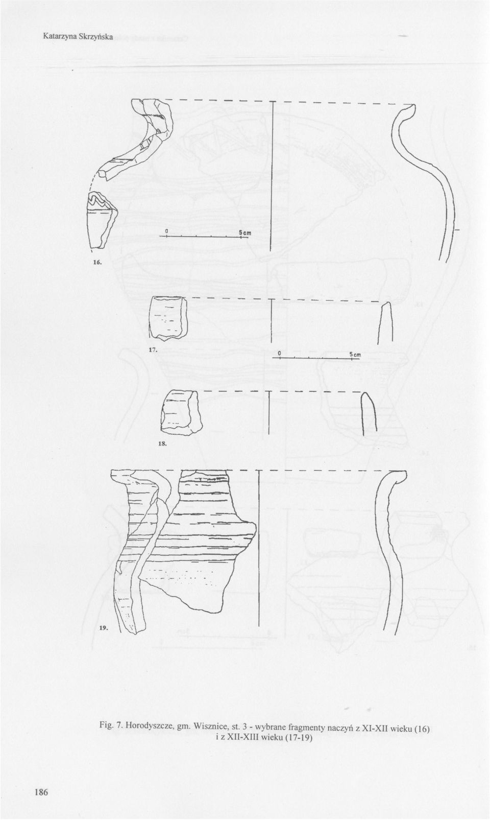 3 - wybrane fragmenty naczyń z