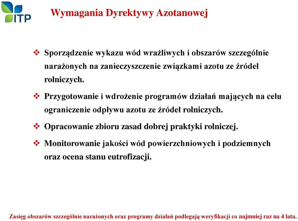 Przygotowanie i wdrożenie programów działań mających na celu ograniczenie odpływu  Opracowanie zbioru zasad dobrej praktyki