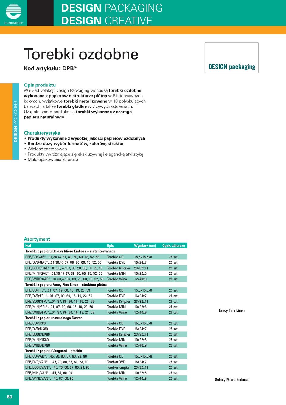 Charakterystyka Produkty wykonane z wysokiej jakości papierów ozdobnych Bardzo duży wybór formatów, kolorów, struktur Wielość zastosowań Produkty wyróżniające się ekskluzywną i elegancką stylistyką