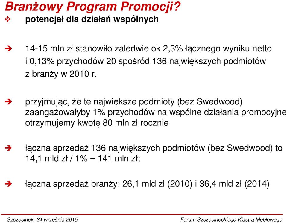 136 największych podmiotów z branży w 2010 r.