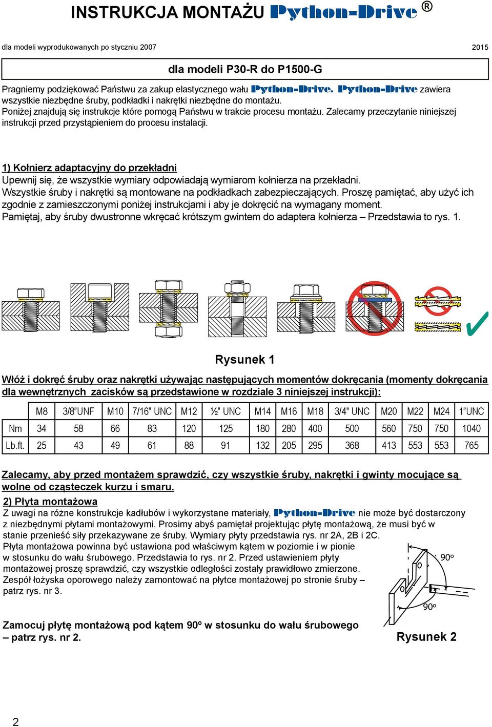 Zalecamy przeczytanie niniejszej instrukcji przed przystąpieniem do procesu instalacji.