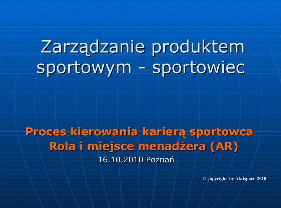 sportowca Rola i miejsce menadżera