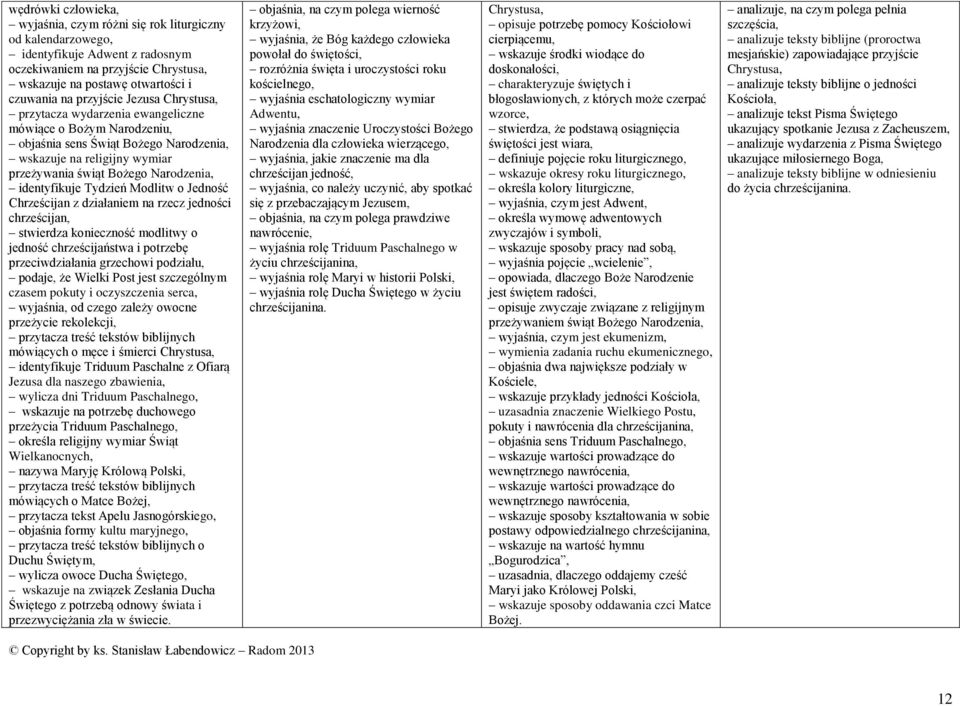 identyfikuje Tydzień Modlitw o Jedność Chrześcijan z działaniem na rzecz jedności chrześcijan, stwierdza konieczność modlitwy o jedność chrześcijaństwa i potrzebę przeciwdziałania grzechowi podziału,