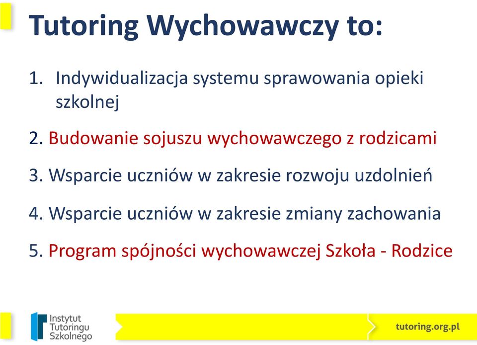 Budowanie sojuszu wychowawczego z rodzicami 3.