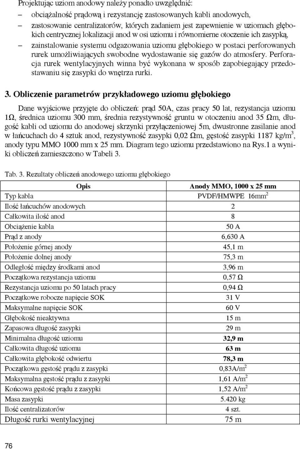 wydostawanie się gazów do atmosfery. Perforacja rurek wentylacyjnych winna być wykonana w sposób zapobiegający przedostawaniu się zasypki do wnętrza rurki. 3.