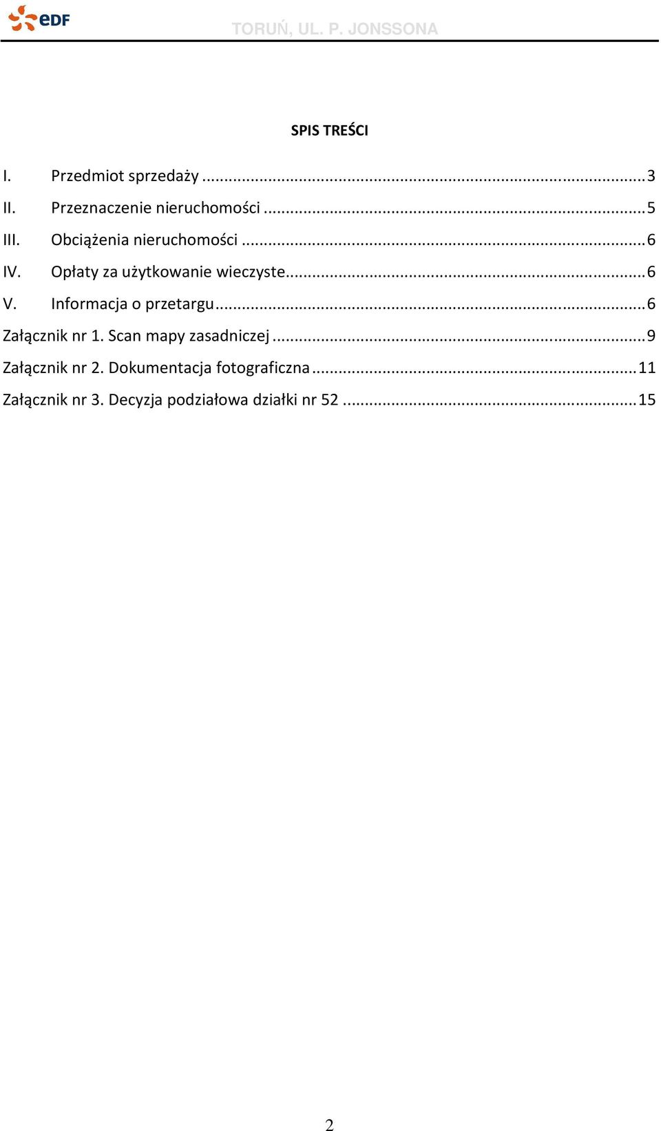 Informacja o przetargu... 6 Załącznik nr 1. Scan mapy zasadniczej.