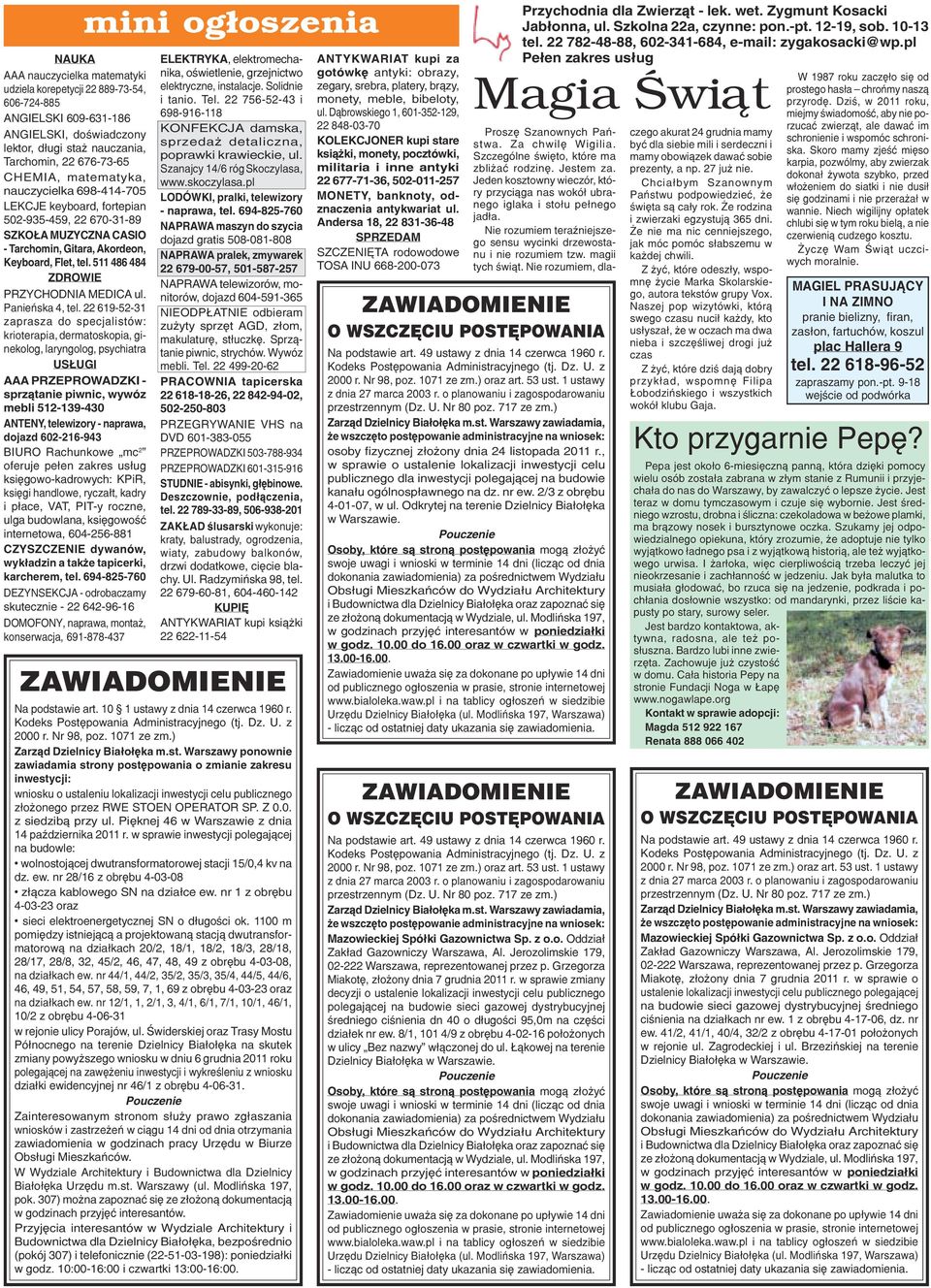 pl Pe³en zakres us³ug NAUKA AAA nauczycielka matematyki udziela korepetycji 22 889-73-54, 606-724-885 ANGIELSKI 609-631-186 ANGIELSKI, doœwiadczony lektor, d³ugi sta nauczania, Tarchomin, 22