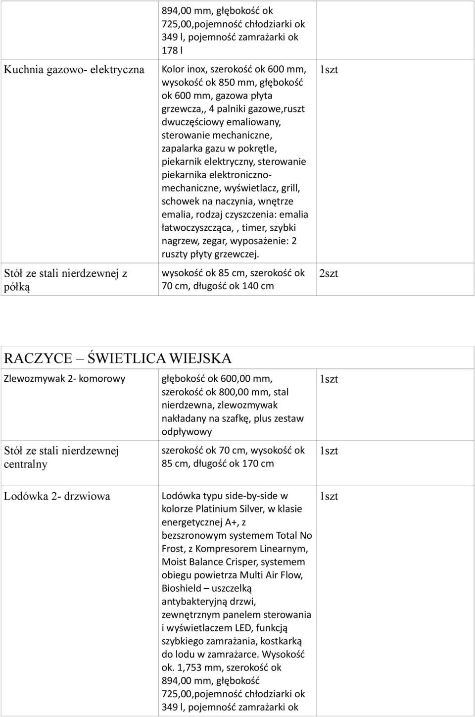 elektronicznomechaniczne, wyświetlacz, grill, schowek na naczynia, wnętrze emalia, rodzaj czyszczenia: emalia łatwoczyszcząca,, timer, szybki nagrzew, zegar, wyposażenie: 2 ruszty płyty grzewczej.