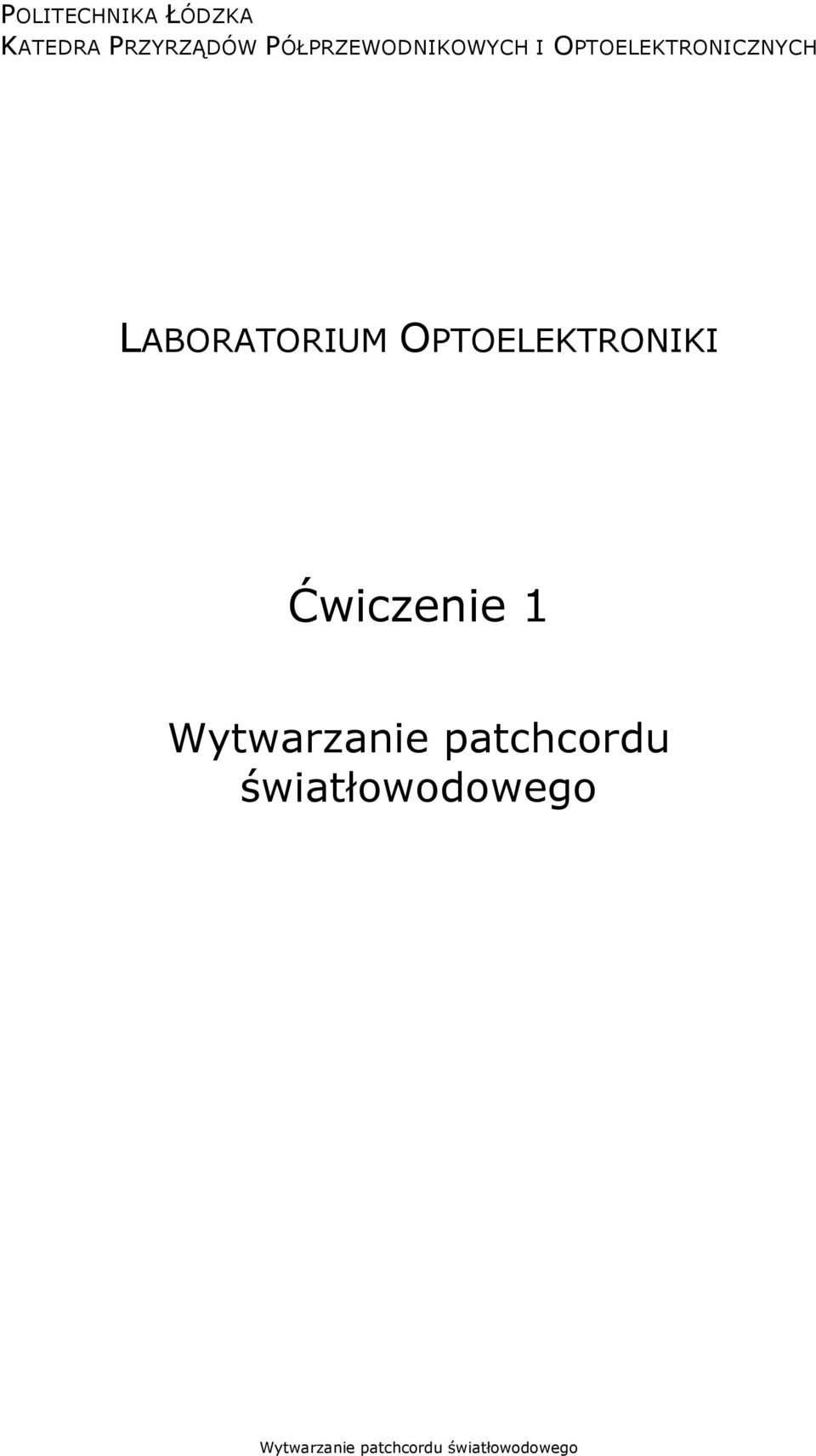 Ćwiczenie 1