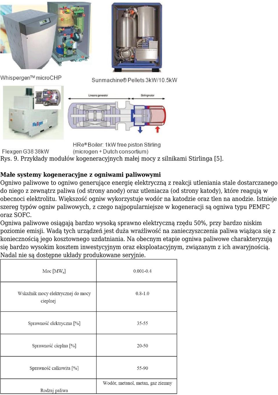 utleniacza (od strony katody), które reagują w obecnoci elektrolitu. Większość ogniw wykorzystuje wodór na katodzie oraz tlen na anodzie.