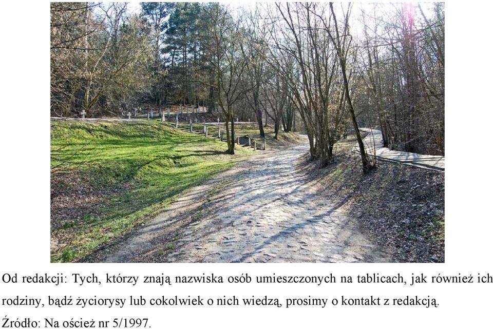 rodziny, bądź życiorysy lub cokolwiek o nich