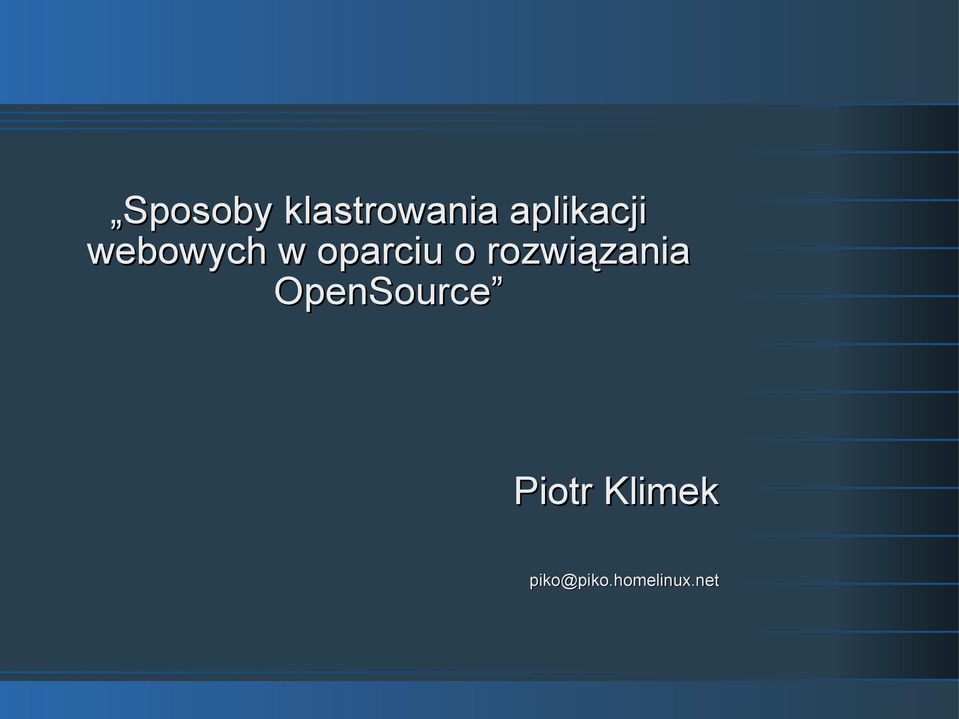 oparciu o rozwiązania