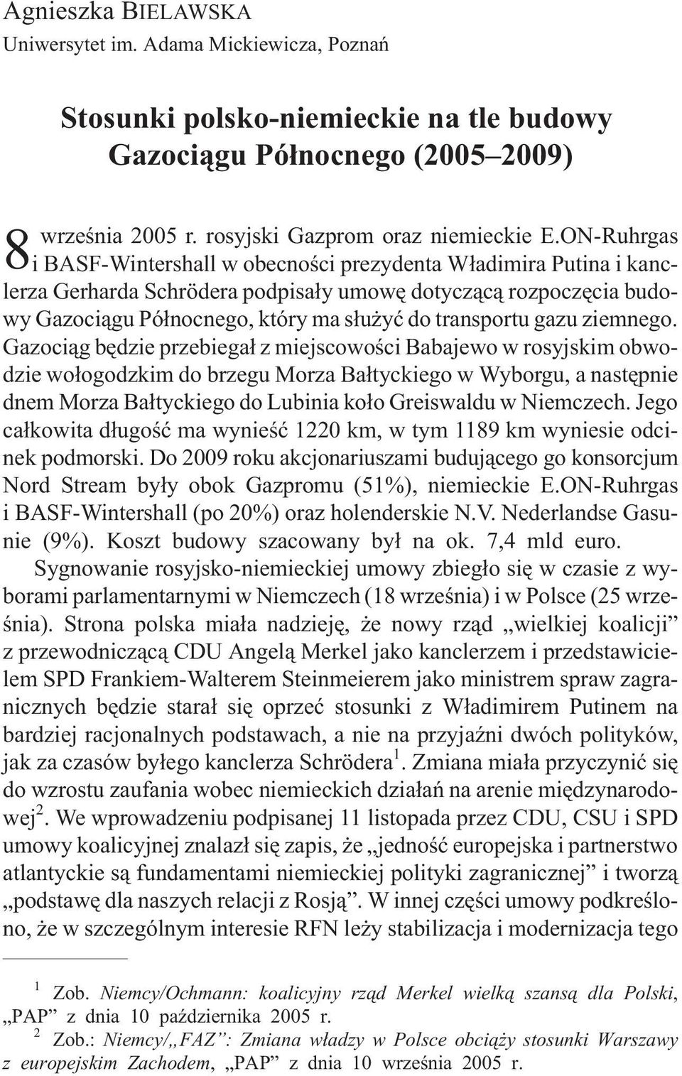 gazu ziemnego.