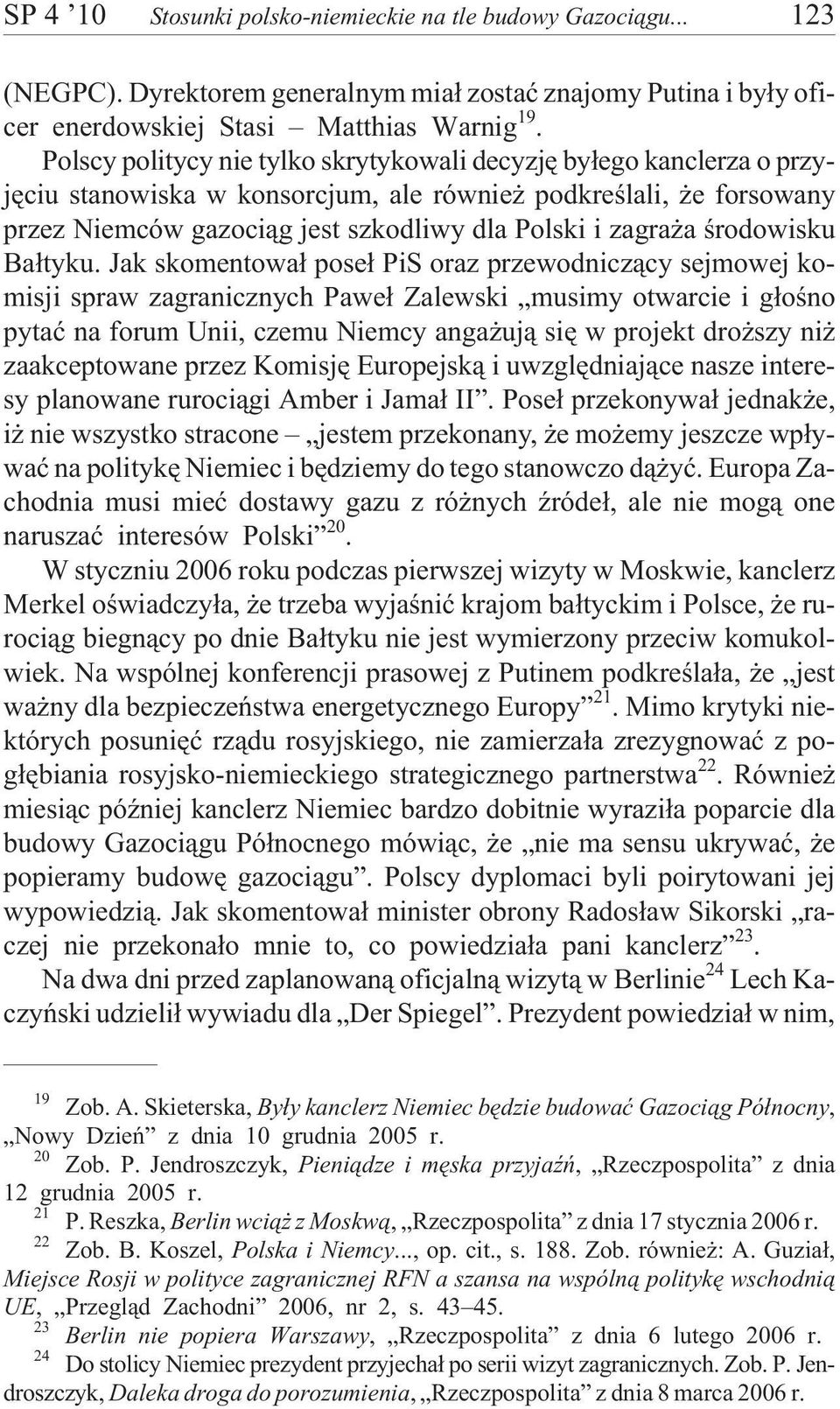 œrodowisku Ba³tyku.