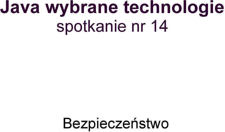 spotkanie nr