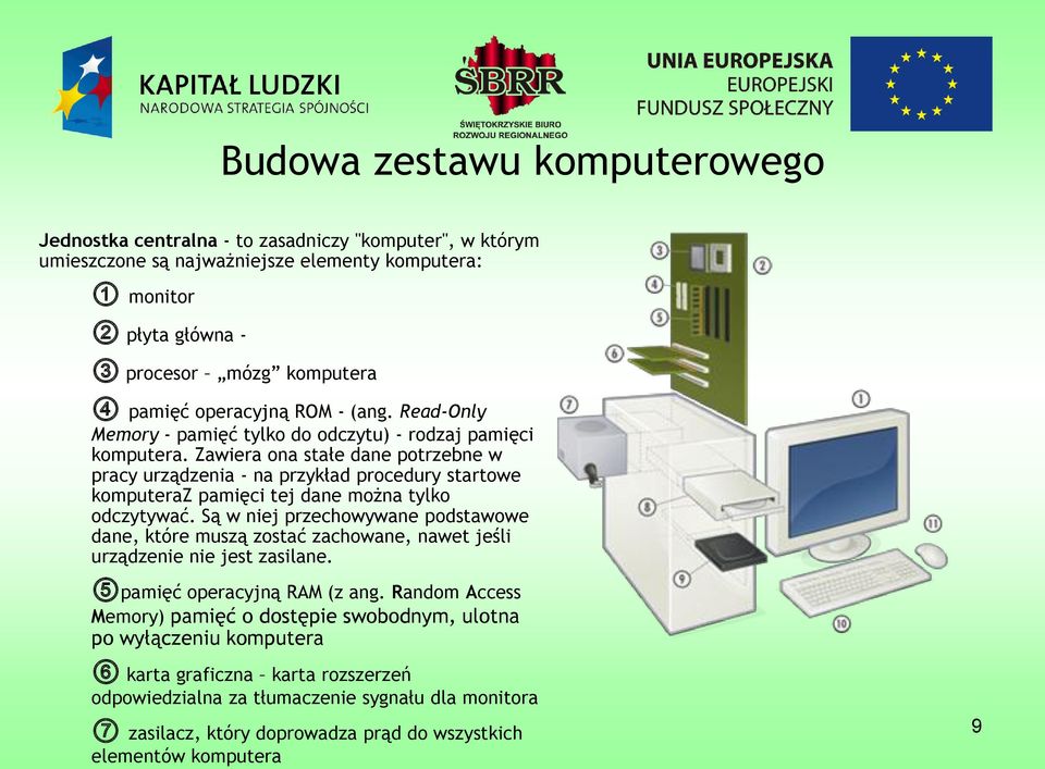 Zawiera ona stałe dane potrzebne w pracy urządzenia - na przykład procedury startowe komputeraz pamięci tej dane można tylko odczytywać.