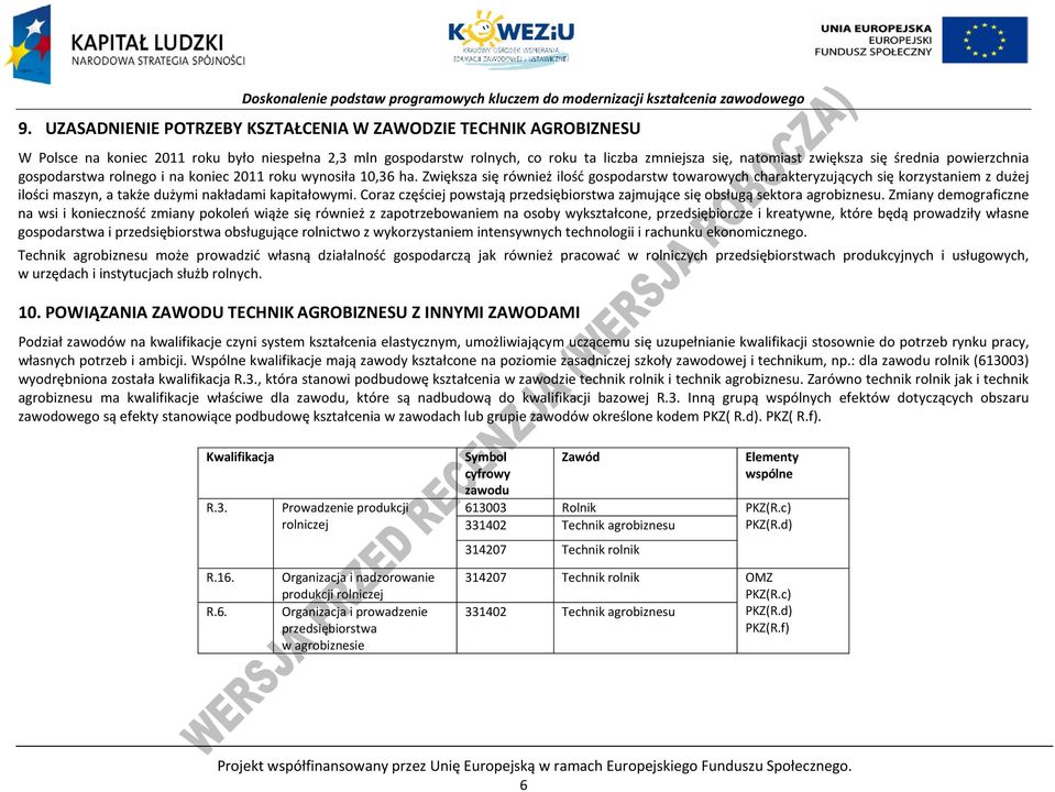 Zwiększa się również ilość gospodarstw towarowych charakteryzujących się korzystaniem z dużej ilości maszyn, a także dużymi nakładami kapitałowymi.