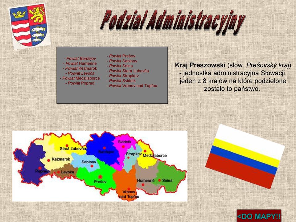 Stropkov - Powiat Svidník - Powiat Vranov nad Topľou Kraj Preszowski (słow.