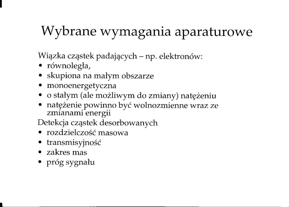 o stalym (ale mozliwym do zmiany) natgzeniu o natgzenie.