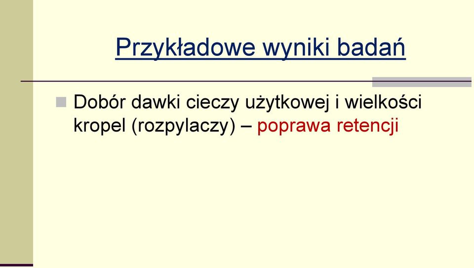 użytkowej i wielkości