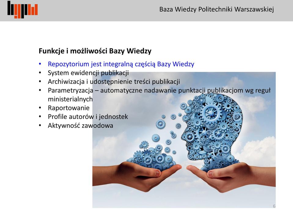 publikacji Parametryzacja automatyczne nadawanie punktacji publikacjom wg