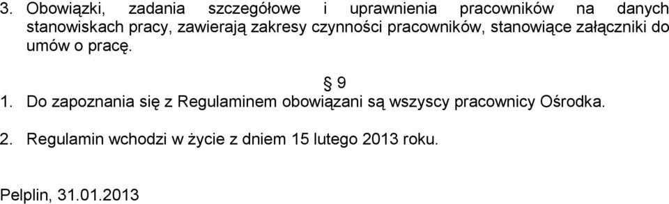 załączniki do umów o pracę. 9 1.