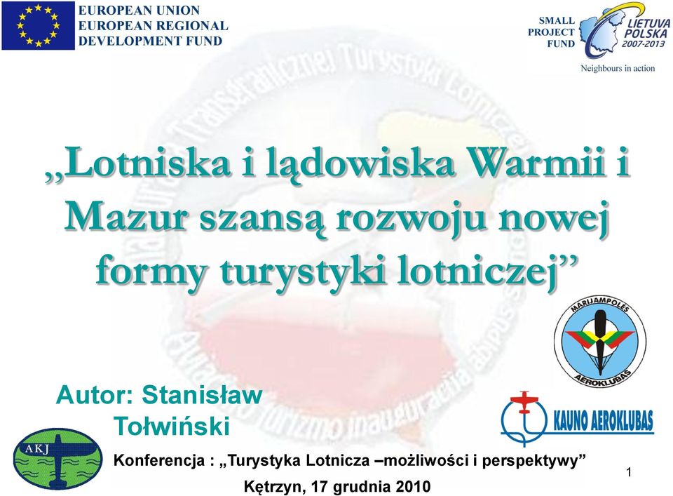 Stanisław Tołwiński Konferencja : Turystyka