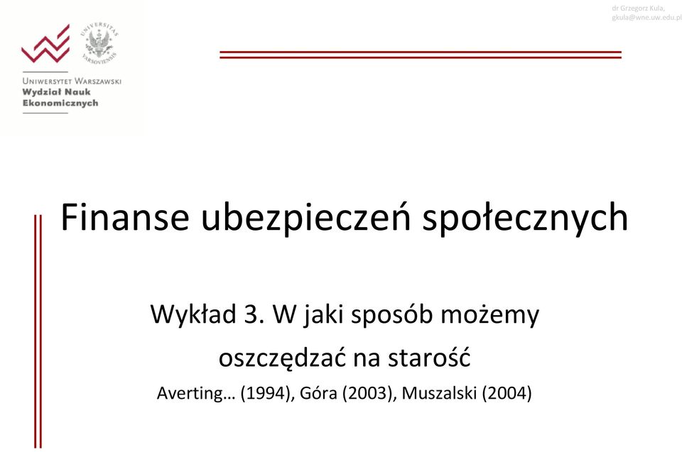 W jaki sposób możemy oszczędzać