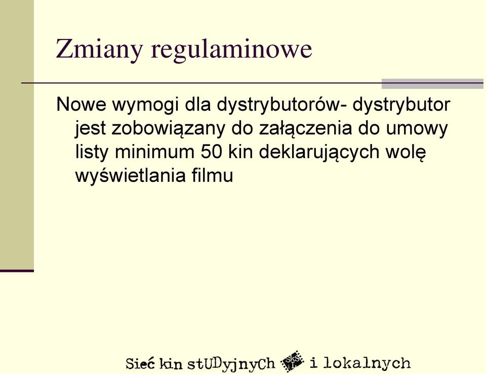 zobowiązany do załączenia do umowy listy