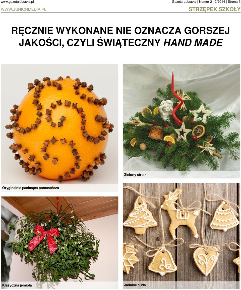 WYKONANE NIE OZNACZA GORSZEJ JAKOŚCI, CZYLI