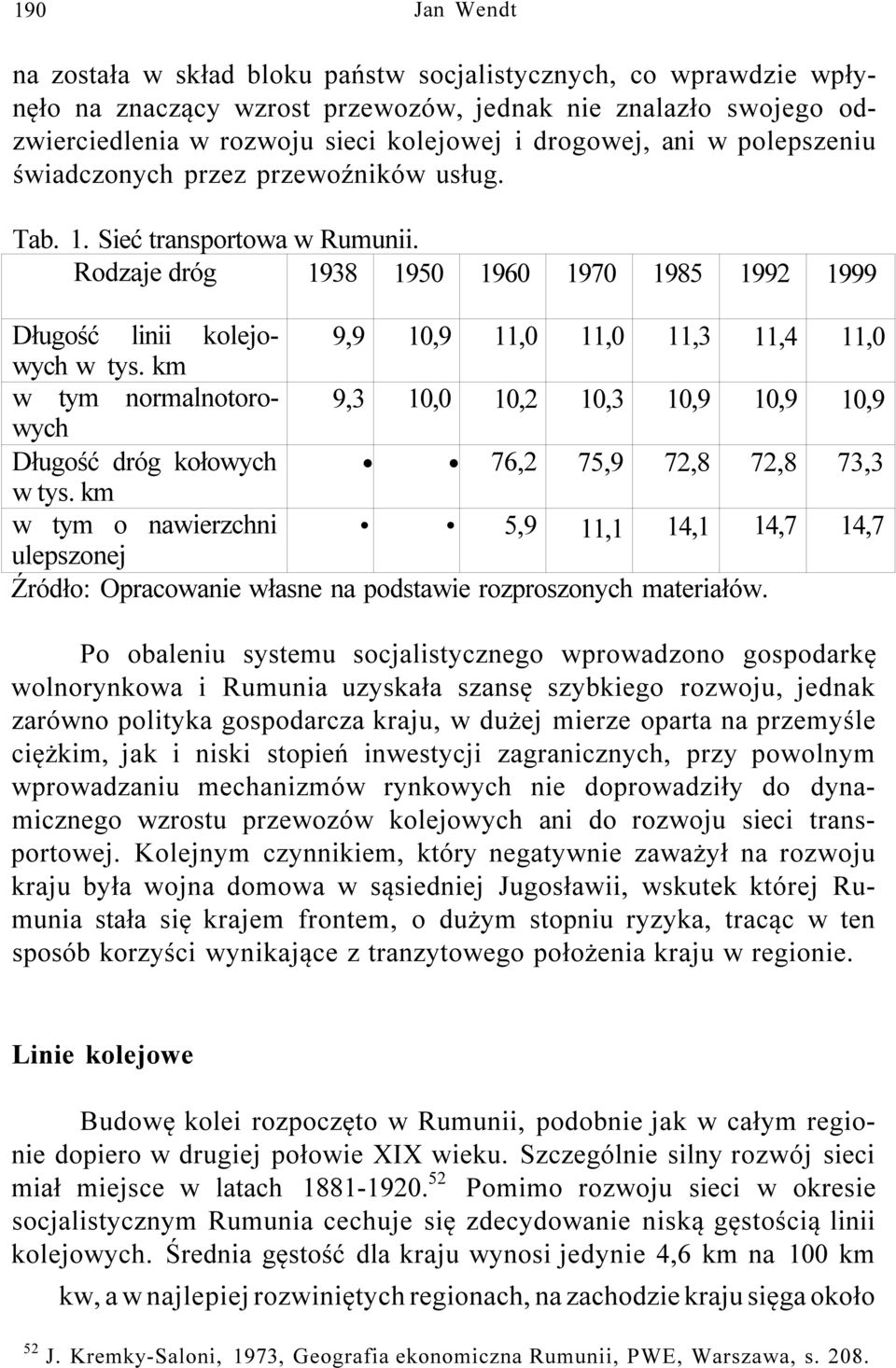 km w tym normalnotorowych Długość dróg kołowych w tys.