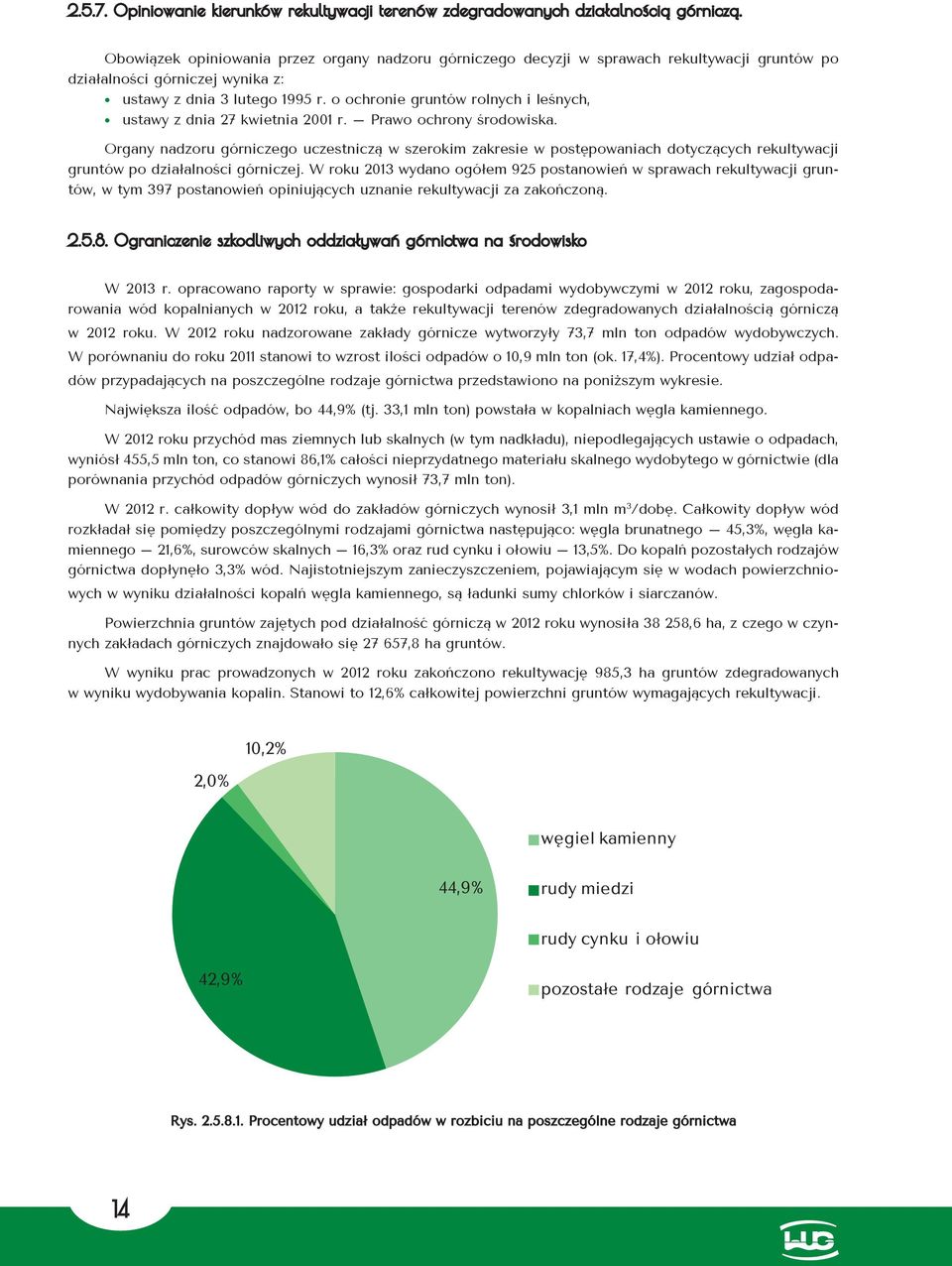 o ochronie gruntów rolnych i leśnych, ustawy z dnia 27 kwietnia 2001 r. Prawo ochrony środowiska.