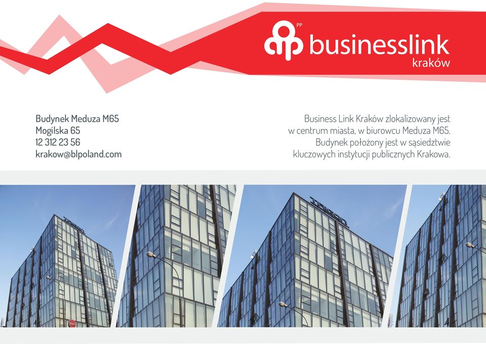 com Business Link Kraków zlokalizowany jest w centrum