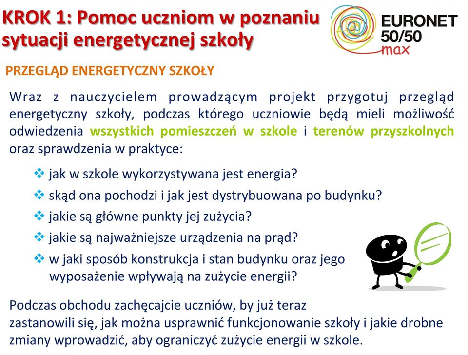 v skąd ona pochodzi i jak jest dystrybuowana po budynku? v jakie są główne punkty jej zużycia? v jakie są najważniejsze urządzenia na prąd?