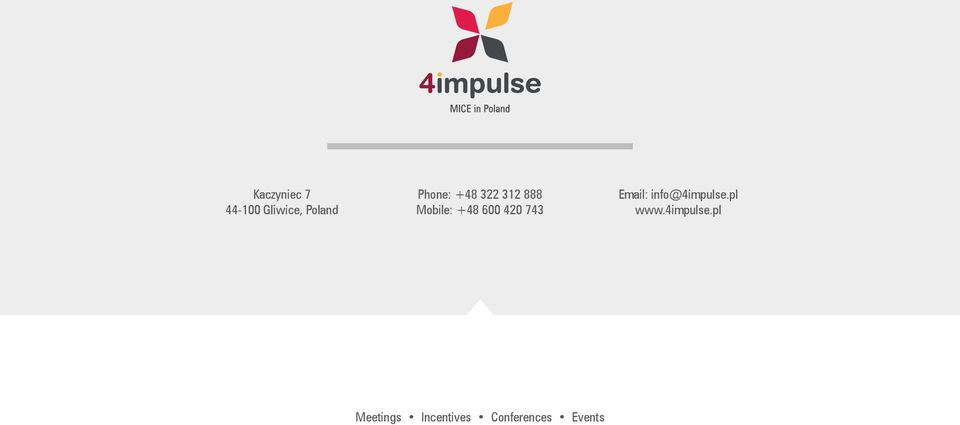 420 743 Email: info@4impulse.pl www.