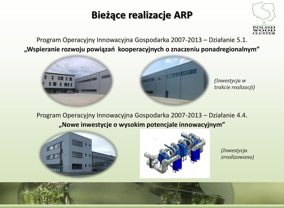 (Inwestycja w trakcie realizacji) Program Operacyjny Innowacyjna Gospodarka