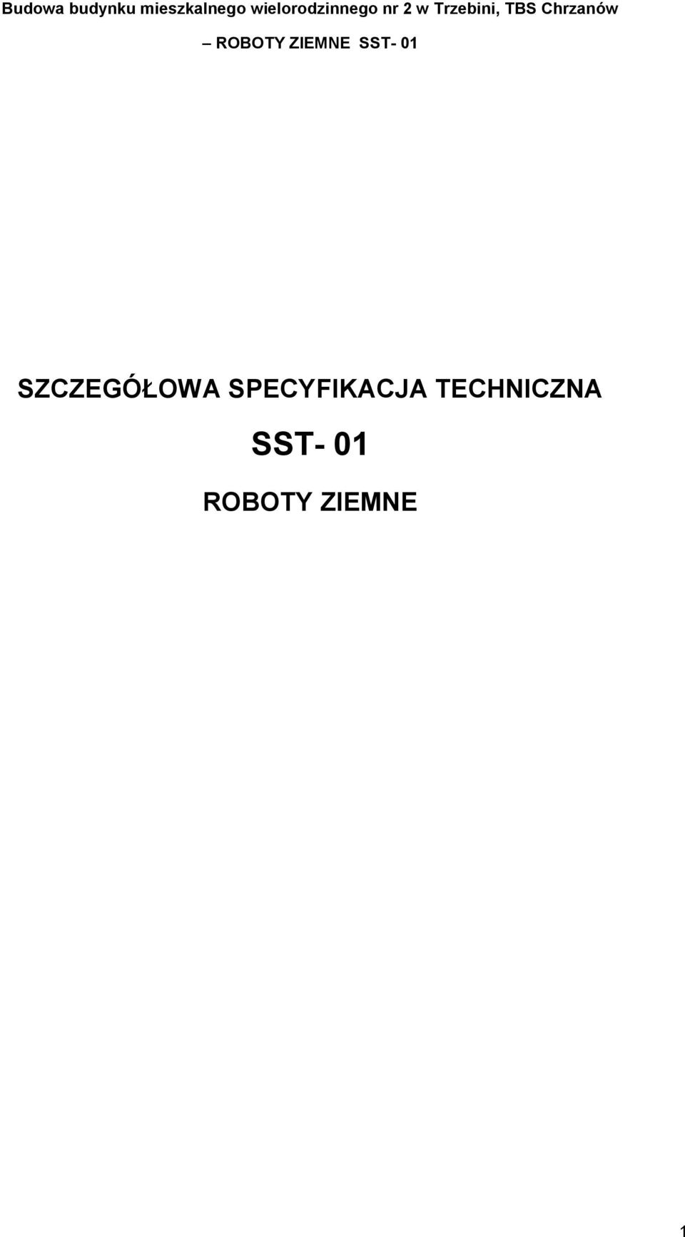 TECHNICZNA SST